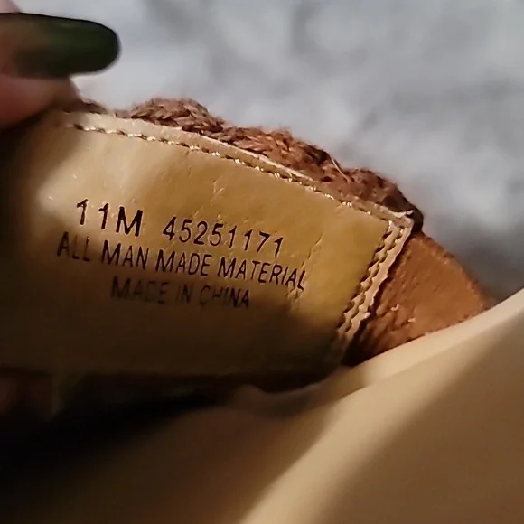 Comfort EST.1946 Crochet Cork Wedge Teal/Brown/Orange/White Cushion Sole Size 11 - Picture 7 of 10